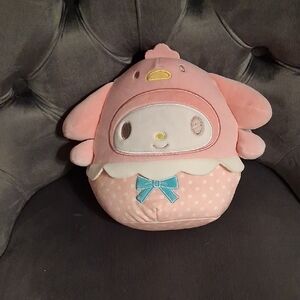 Squishmallows Pink and White Stuffed Animal